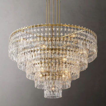 Arrebol 5-Tier Round Chandelier 72”(Custom)