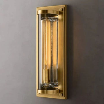 Starry Outdoor Round Grand Wall Sconce