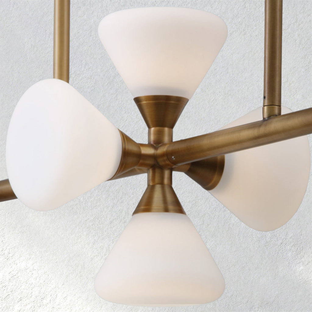 Ebuildhome Opaline Linear Chandelier