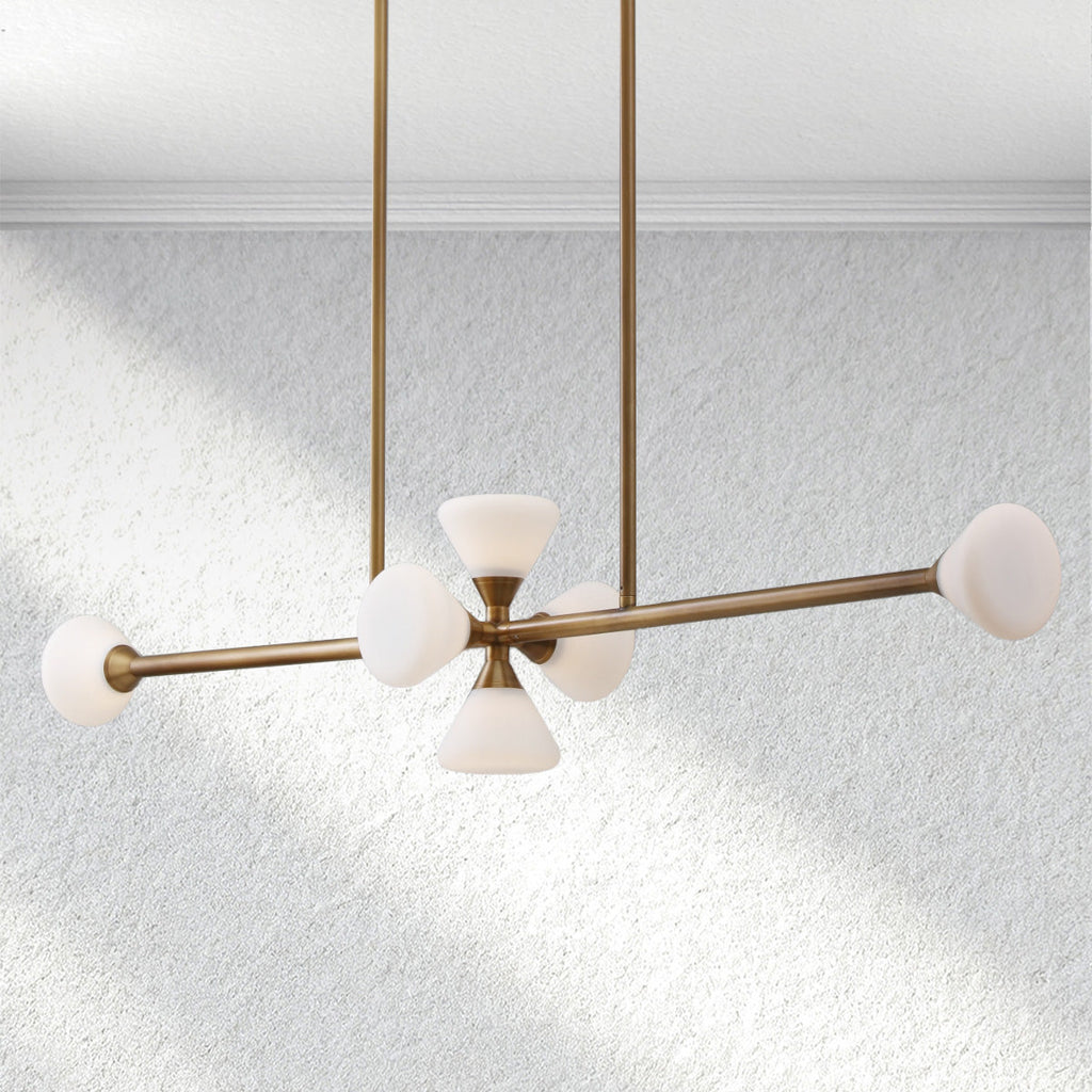Ebuildhome Opaline Linear Chandelier