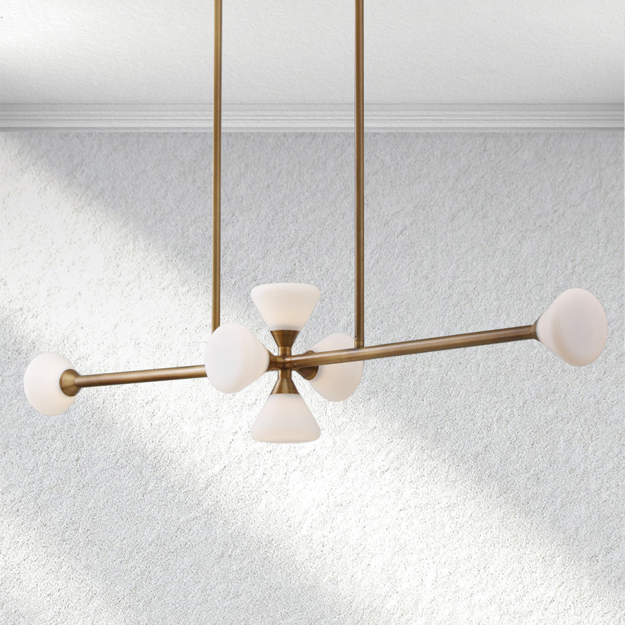 Ebuildhome Opaline Linear Chandelier