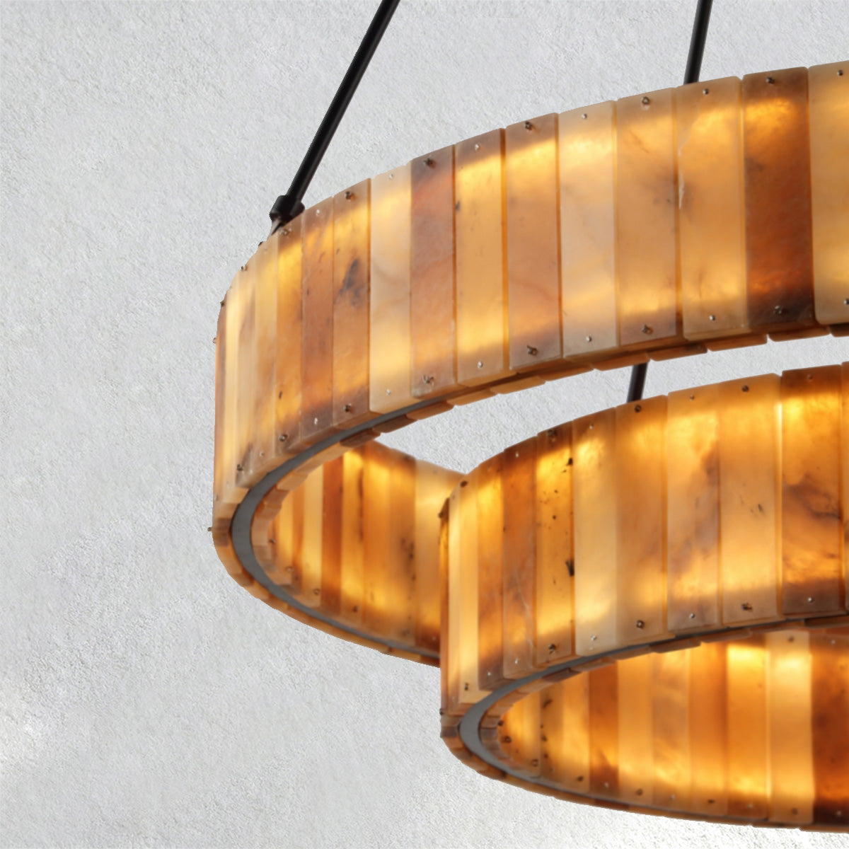 Ebuildhome Eterna Alabaster Round Chandelier