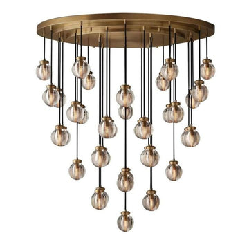 Augety Spherical Modern Round Chandelier 48"