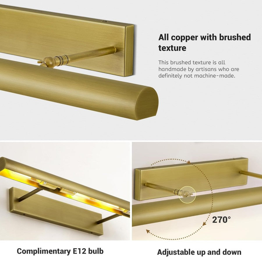 Brass Picture Light for Wall