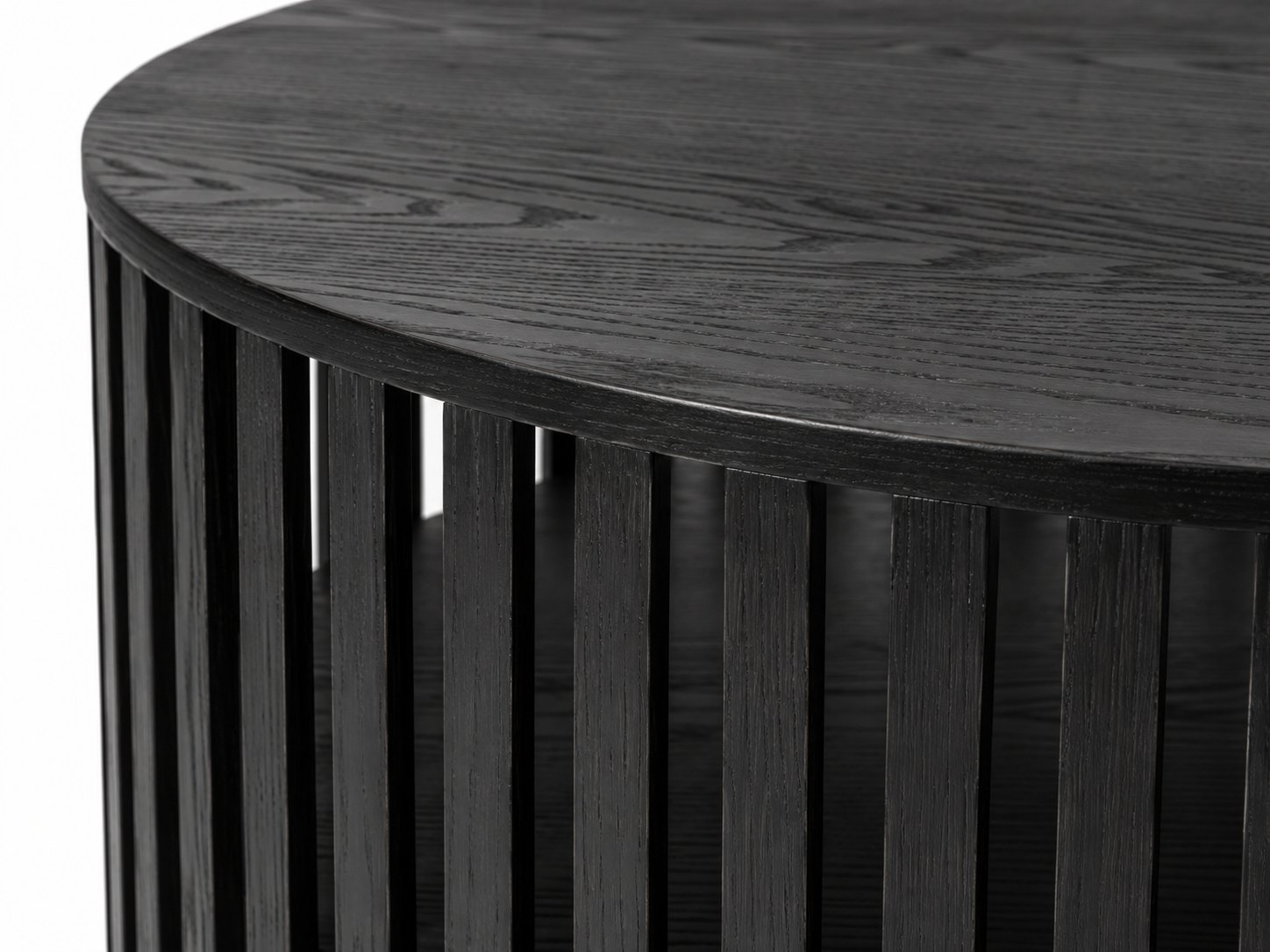 Ebuildhome  Black Silver Fir Wood Coffee Table