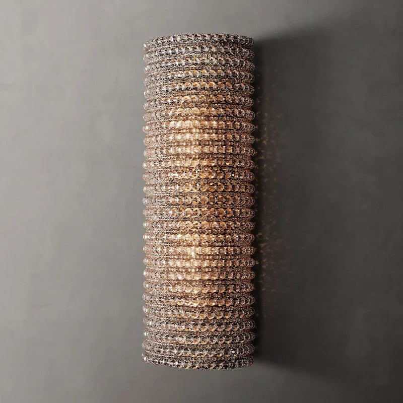 Pamper Crystal Smoke Wall Sconce
