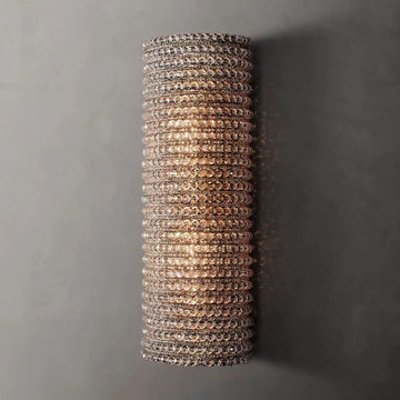 Pamper Crystal Smoke Wall Sconce