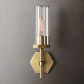 Liminous Hexagonal Short Wall Sconce