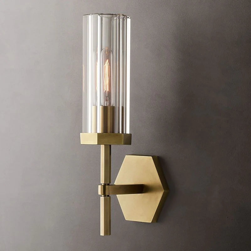 Liminous Hexagonal Short Wall Sconce