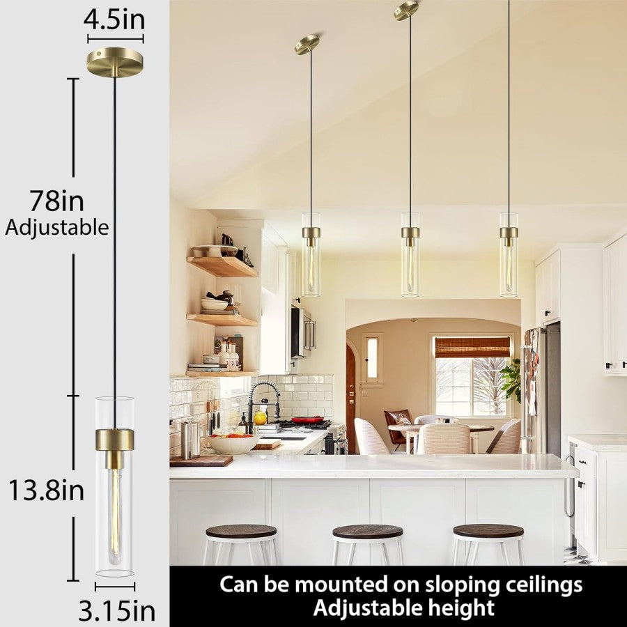Lave Brass Pendant