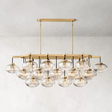 Selena Linear Chandelier 72"
